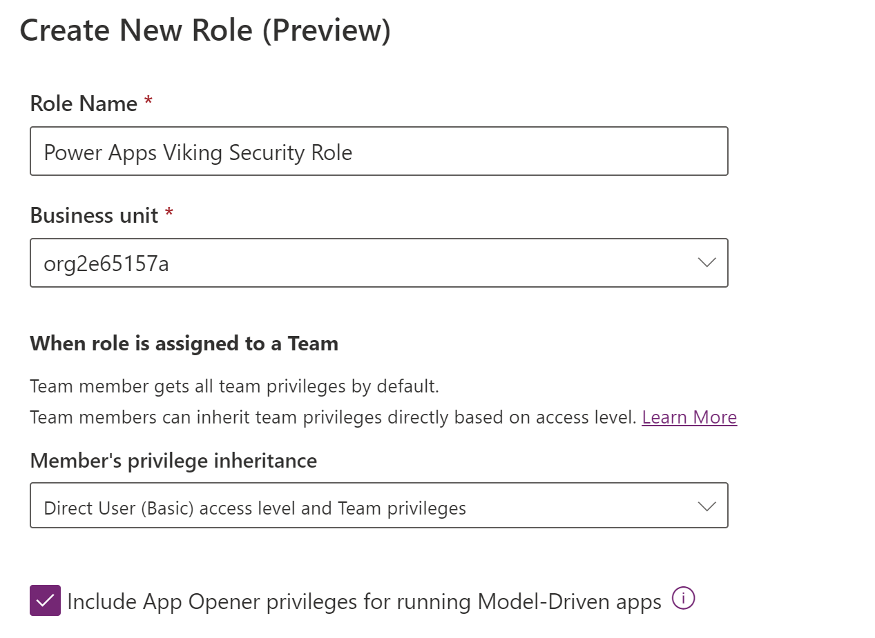 Working with security roles in the modern interface – Power Apps Viking
